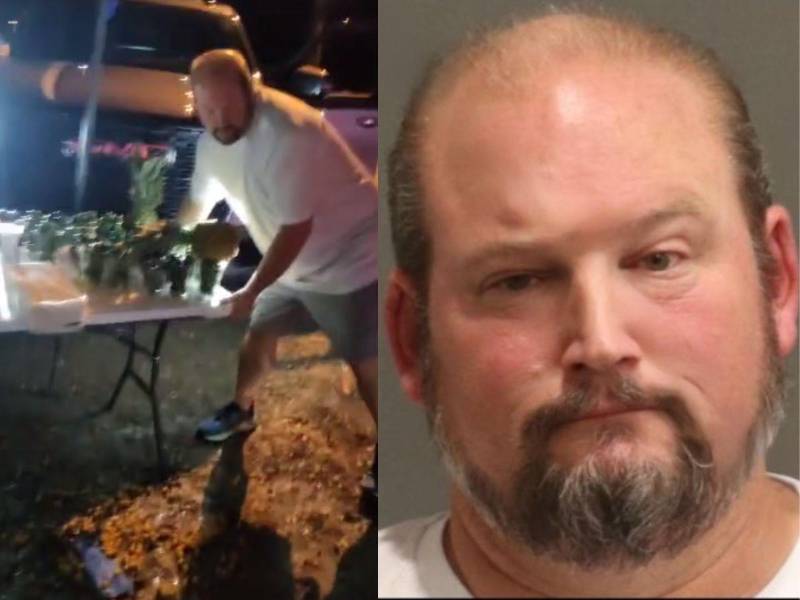 David W. Johnson fue capturado y acusado de vandalismo y le aplicaron una multa de 5 mil dólares.