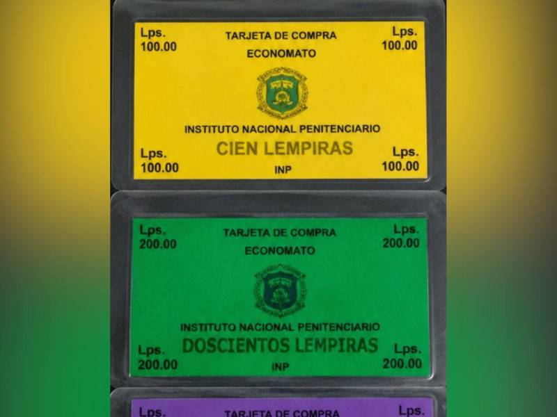 En al menos cinco centros penales funcionan los economatos, aunque ya retiraron las tarjetas y volvieron al uso de dinero en efectivo.