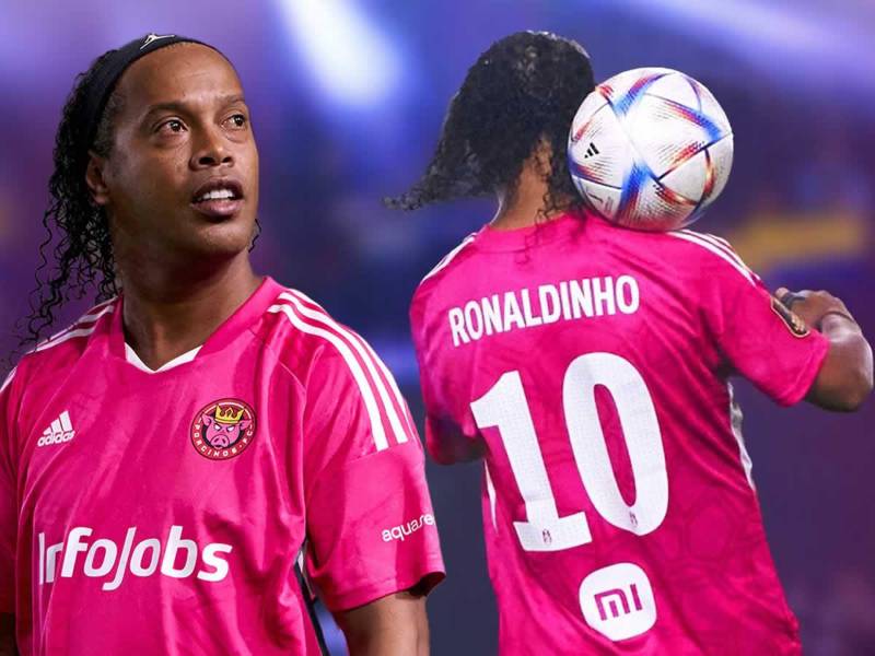 Ronaldinho debutó en la Kings League con Porcinos FC, el equipo de Ibai Llanos.