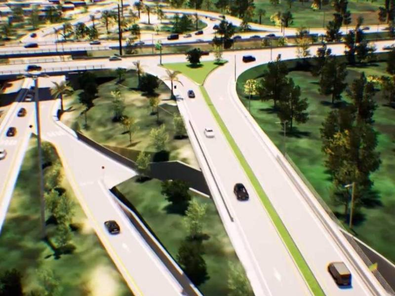 El titular de la Secretaría de Infraestructura y Transporte (SIT), Octavio Pineda, anunció que la próxima semana se inicia la construcción del interconector de Los Cármenes en San Pedro Sula.