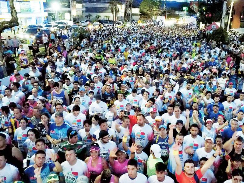 Corredores de toda Honduras dieron todo su esfuerzo en la Maratón de Diario LA PRENSA.