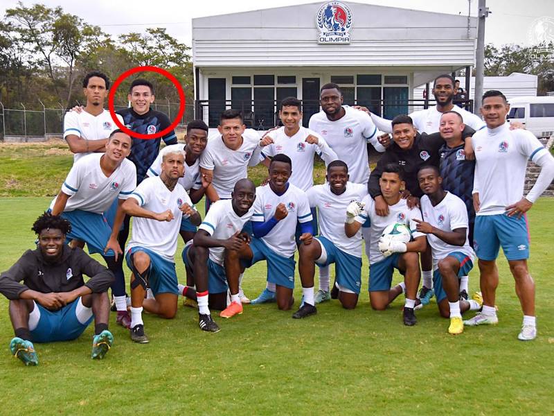José Claudio Paz ya ha entrenado con el plantel del Olimpia como uno más.