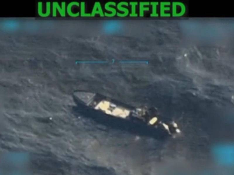 El presidente de Estados Unidos, Donald Trump, publicó un video donde se observa el ataque contra una embarcación en el mar Caribe.