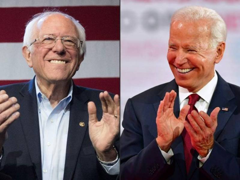Sanders y Biden intentarán arrebatar la presidencia a Trump en las elecciones de noviembre en EEUU./AFP.