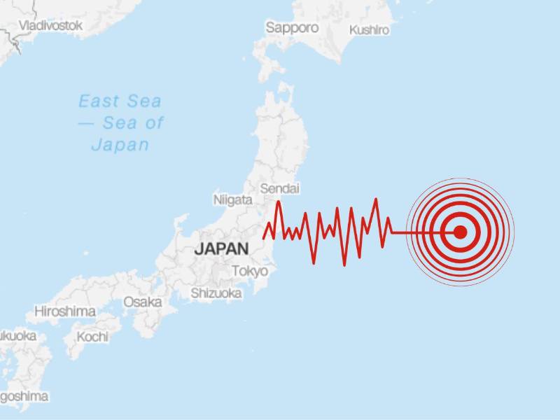 Alerta de tsunami en Japón por terremoto de magnitud 7.6 que dejó varios heridos