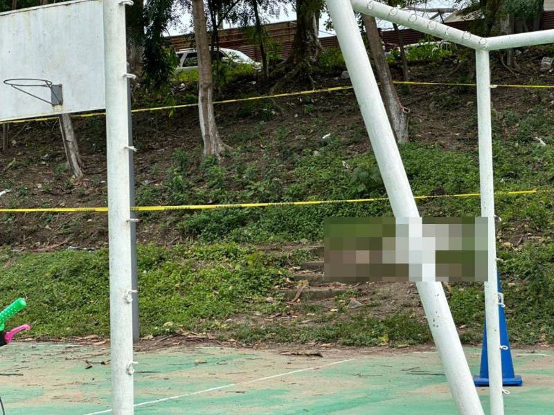 Una persona murió en la cancha que está cerca del vado de Las Brisas de San Pedro Sula.