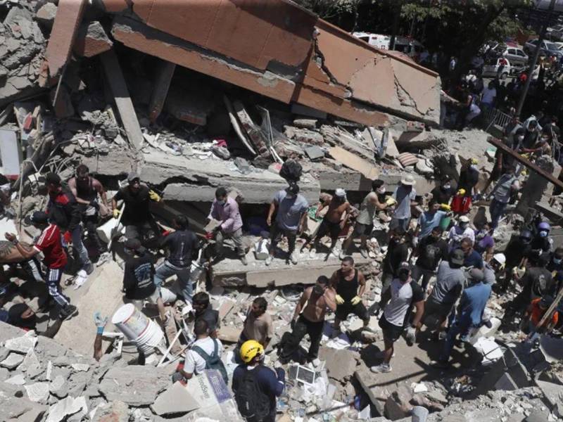 Foto archivo del sismo magnitud 7,4 que afectó Colombia el pasado 10 de agosto de 2026.