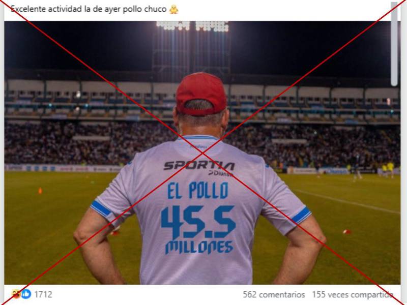 Captura de pantalla a una publicación en Facebook hecha el 30 de septiembre de 2025.