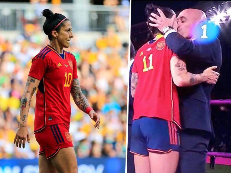 Rubiales provocó la indignación en España y a nivel internacional por el beso que le dio en la boca sin consentimiento a Jenni Hermoso.