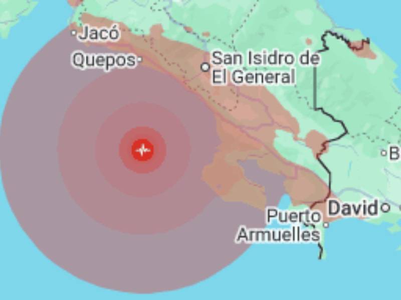 El sismo que se registró la tarde de este martes fue de 5.5 grados en la escala de Richter.