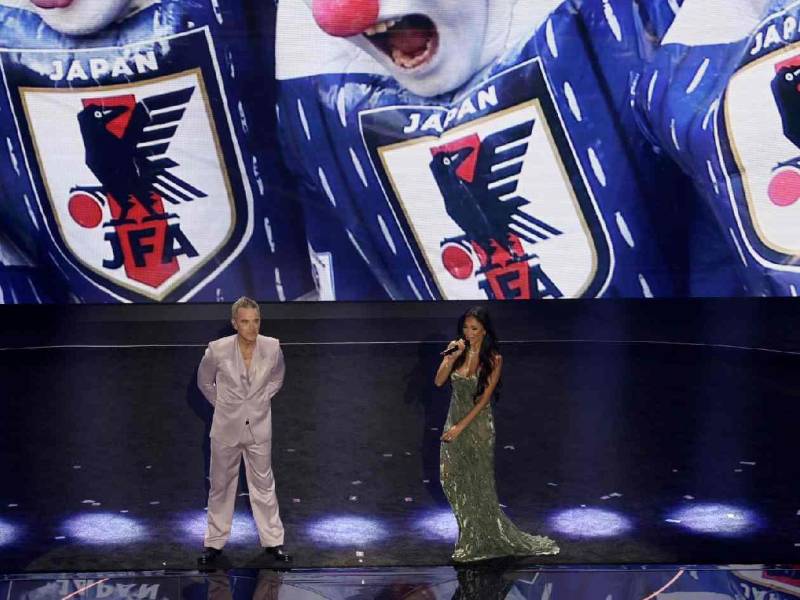 Robbie Williams y Nicole Scherzinger en su gran interpretación.