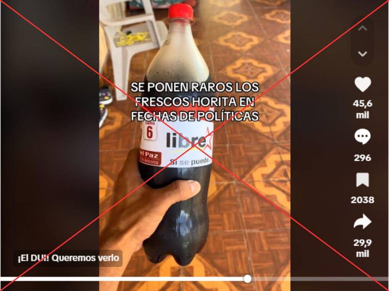 Captura de pantalla a una publicación de TikTok hecha el 4 de marzo de 2025.