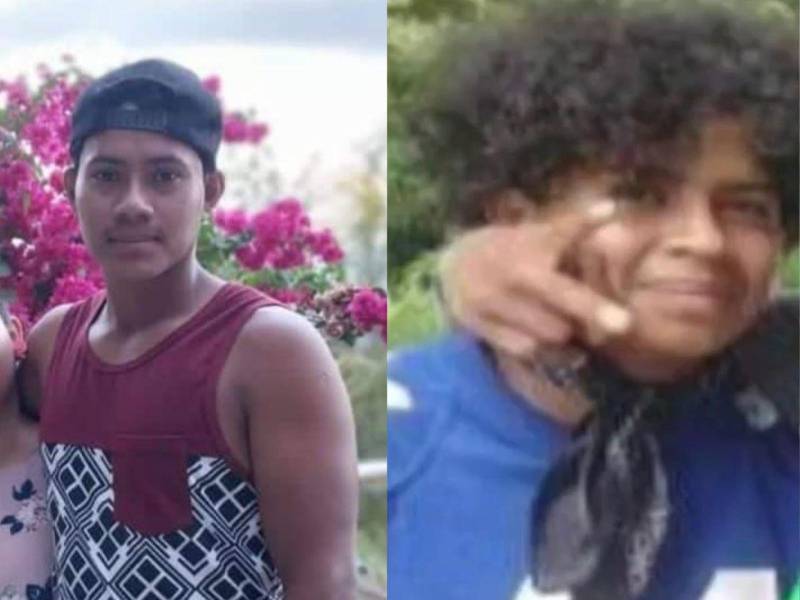 Fofos en vida de Melvin Carrillo y Dennis Hernández.