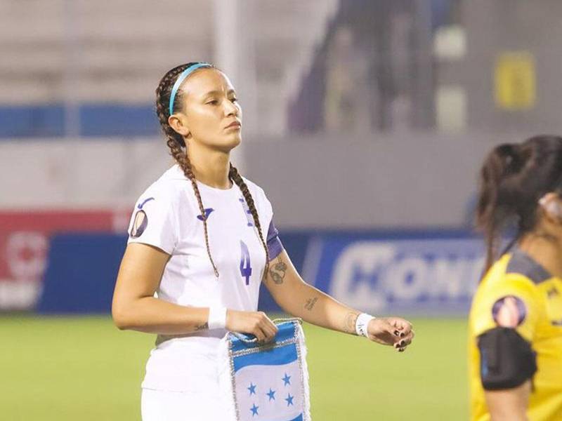 Bárbara Murillo es la capitana de la Selección Femenina de Honduras.