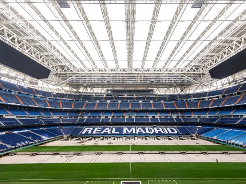El Santiago Bernabéu es la casa del Real Madrid.