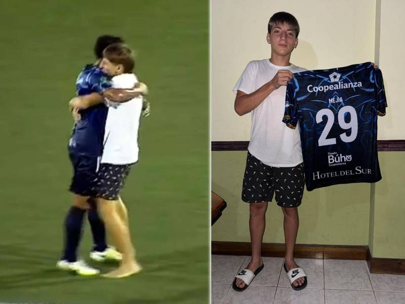 Hincha invade la cancha para abrazar al ‘Patón’ Mejía y detallazo del hondureño