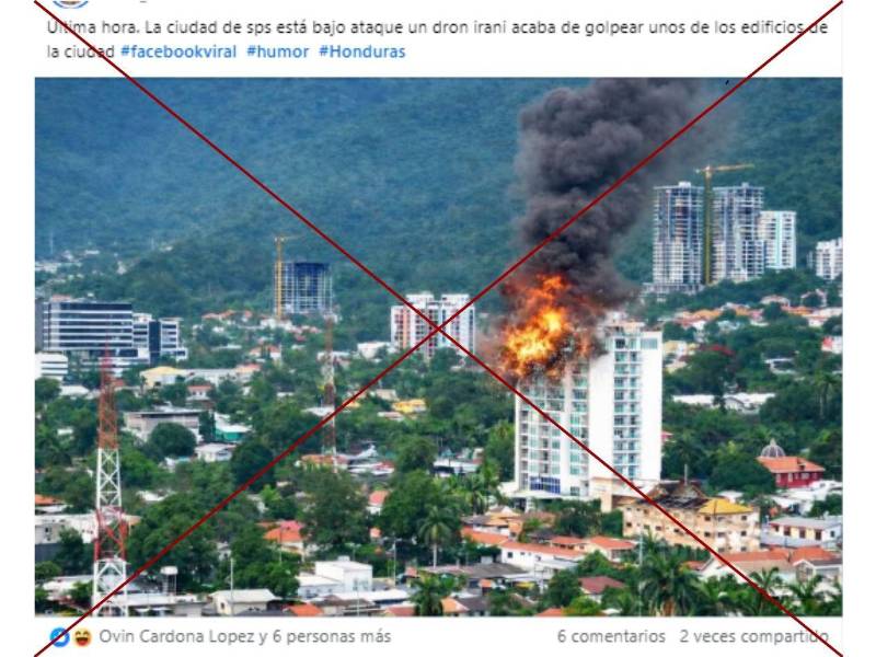 Captura de pantalla a una publicación de Facebook hecha el 5 de marzo de 2026.