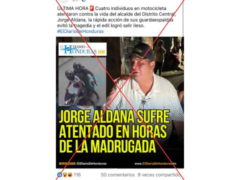 Captura de pantalla a una publicación de Facebook hecha el 13 de diciembre de 2024.