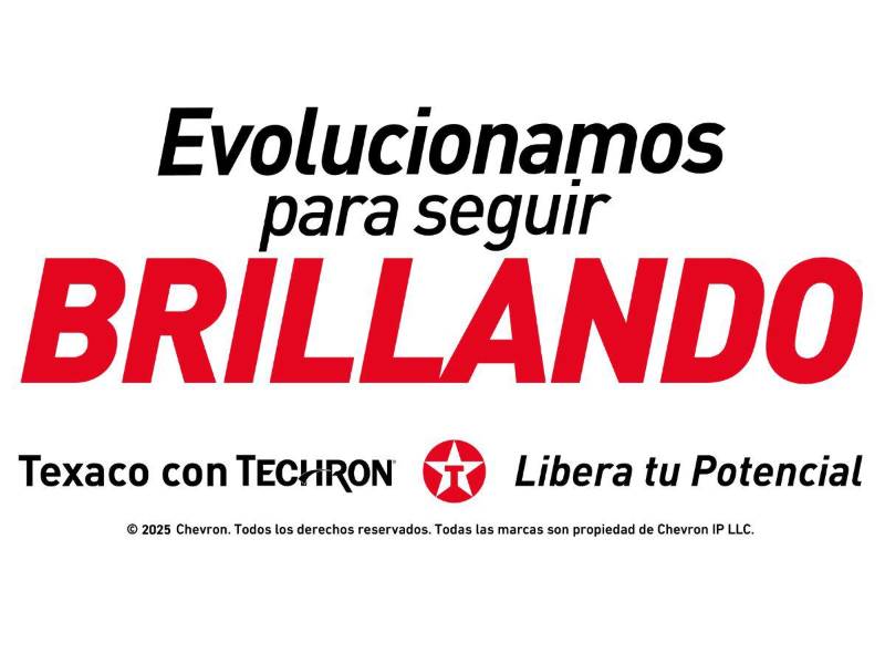 Texaco continúa con una nueva imagen mucho más moderna y vibrante.