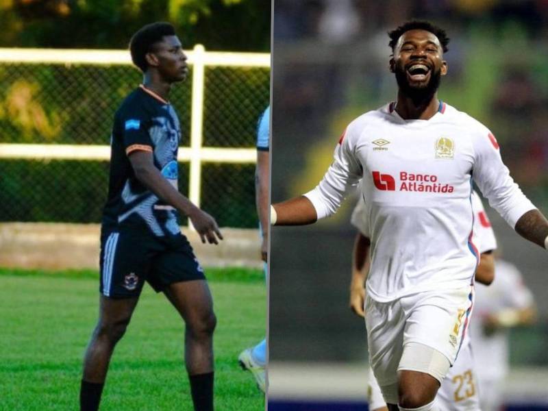 Kenny Martínez, endosó el tercer tanto de Olimpia ante un combinado de Talanga en su primer partido del 2024.