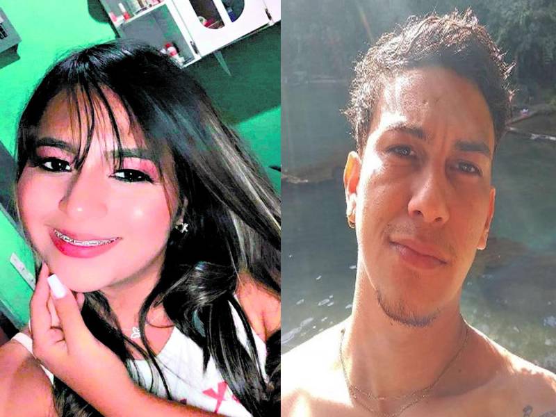 Hazel Cortés y su amigo Ariel Alejandro Girón se encuentran graves de salud por la golpiza que les propinó Fabricio Matute (en la fotografía de abajo).
