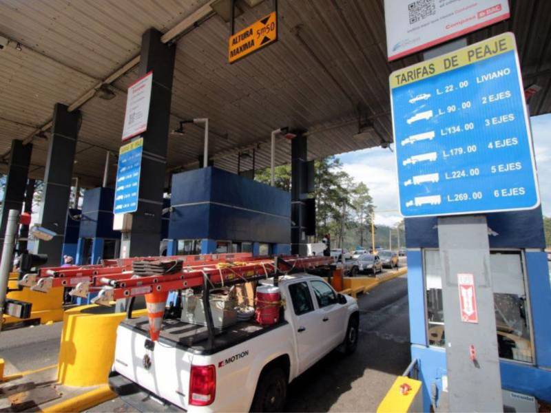 El contrato contempla cobros de hasta L574 para el transporte pesado, más del doble de la tarifa vigente en la CA-5 Norte.