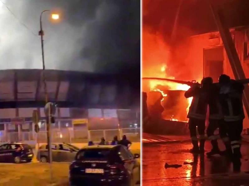 El fútbol italiano se convirtió en noticia mundial después de que en un partido de la Serie C (tercera división) los ultras visitantes quemaron el estadio de su rival tras perder el Clásico.