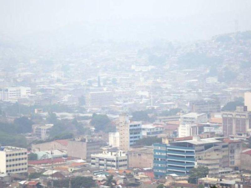 Contaminación en el cielo de Tegucigalpa, Honduras.
