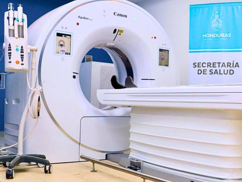 Se instalaron dos nuevos tomógrafos computarizados de última generación en el Hospital de Occidente, en Copán, y Hospital Escuela, en Tegucigalpa.