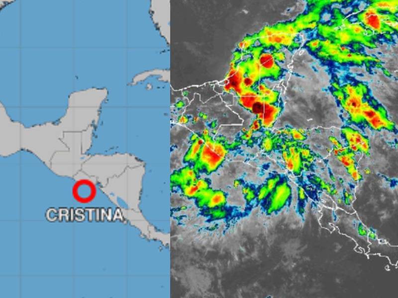 El Centro Nacional de Huracanes anticipa que Cristina se disipe sobre Guatemala durante el jueves, aunque sus remanentes podrían continuar generando lluvias sobre parte de Centroamérica.