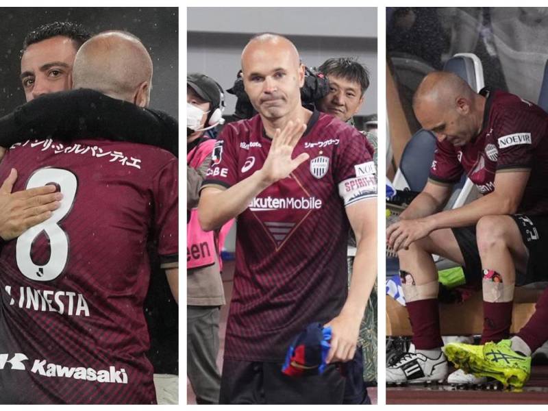 Después de cinco temporadas en Japón, Iniesta tomará un nuevo rumbo profesional y este martes agradeció a los aficionados en un partido homenaje ante el Barcelona.