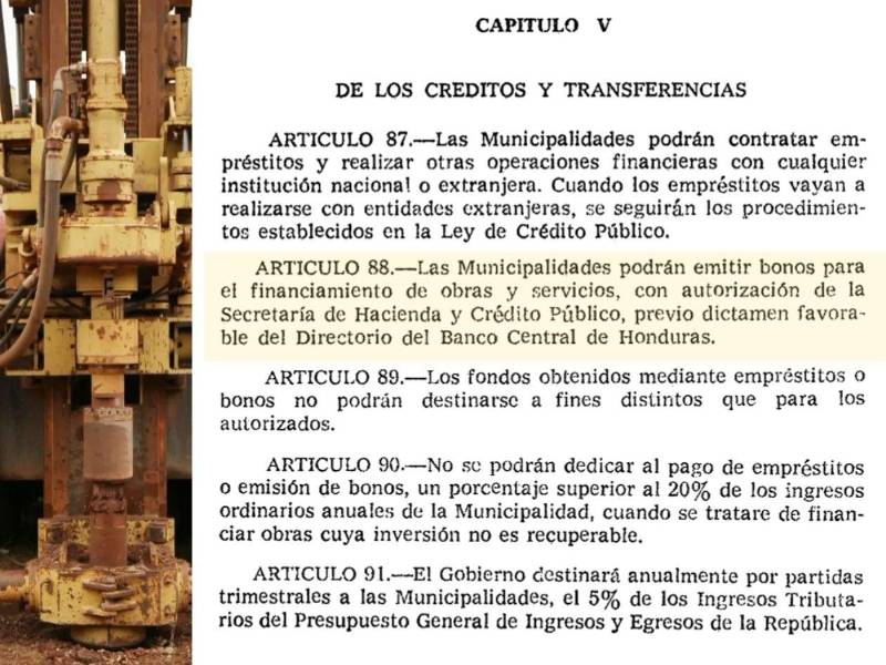 La Alcaldía fue autorizada por el Congreso Nacional para emitir hasta 500 millones de dólares en bonos internacionales. La ley de Municipalidad avala la emisión de bonos.