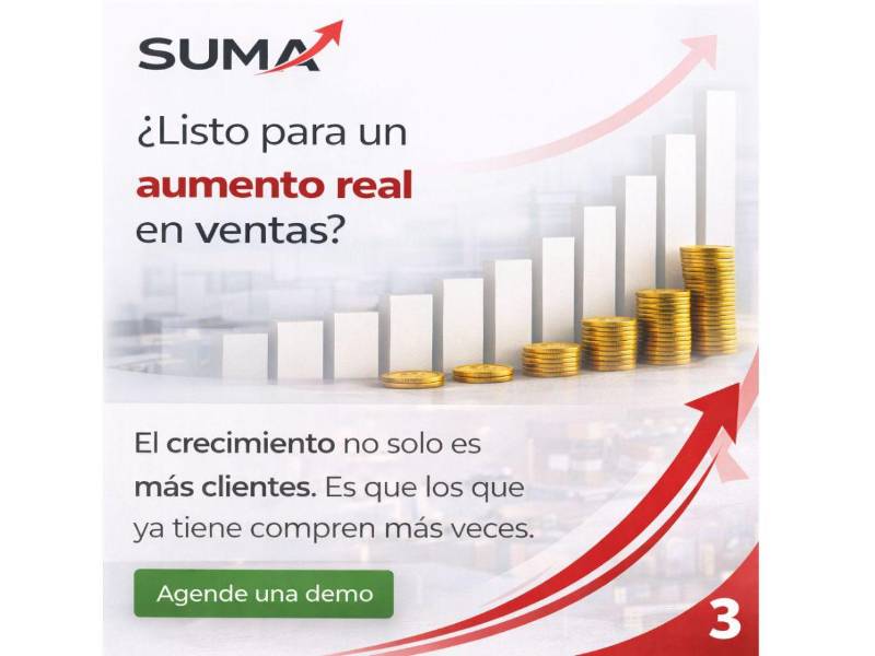 SUMA hace que sus clientes regresen una vez más al mes.