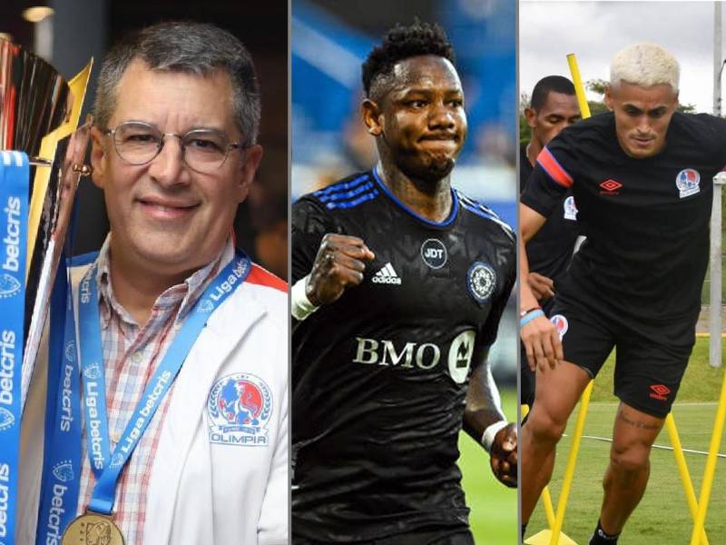 Rafael Villeda, presidente del Olimpia, se pronunció sobre los fichajes de Andy Nájar y Romell Quioto.