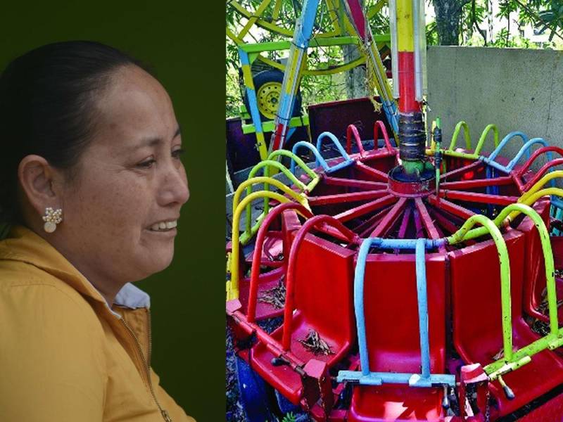 En la feria de Chinda, la pequeña Britany Fernández cayó del juego conocido como Júpiter, lo que le provocó la muerte.