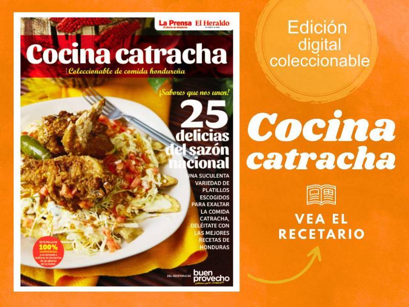 Cocina Catracha, disponible en los sitios web de diario La Prensa y El Heraldo.