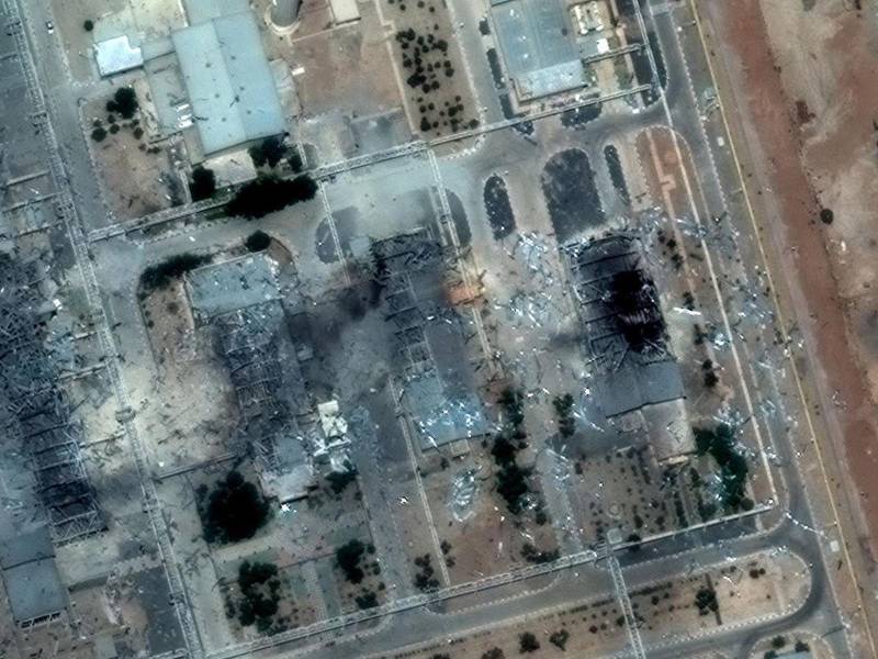 Imágenes satelitales muestran los daños por los bombardeos en una de las instalaciones nuclares iraníes.