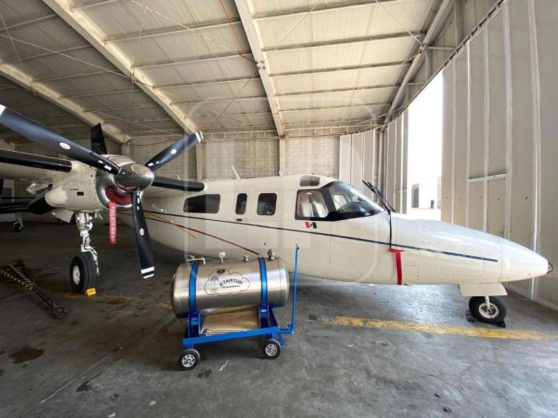 El avión con bandera mexicana liberará yoduro de plata sobre nubes con condiciones específicas. El proyecto podría costar entre 600,000 y 700,000 dólares.