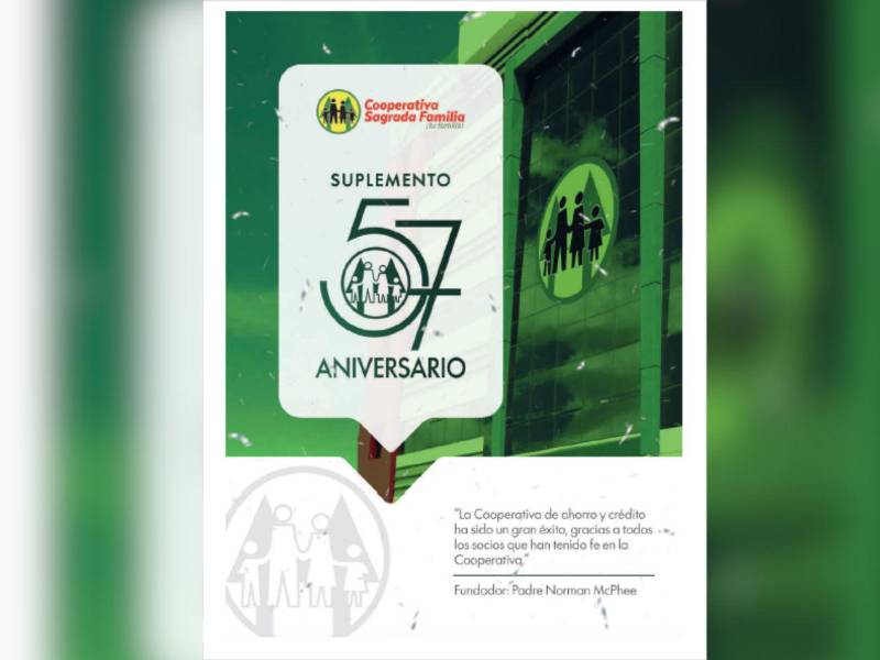 57 aniversario de la Cooperativa Sagrada Familia.