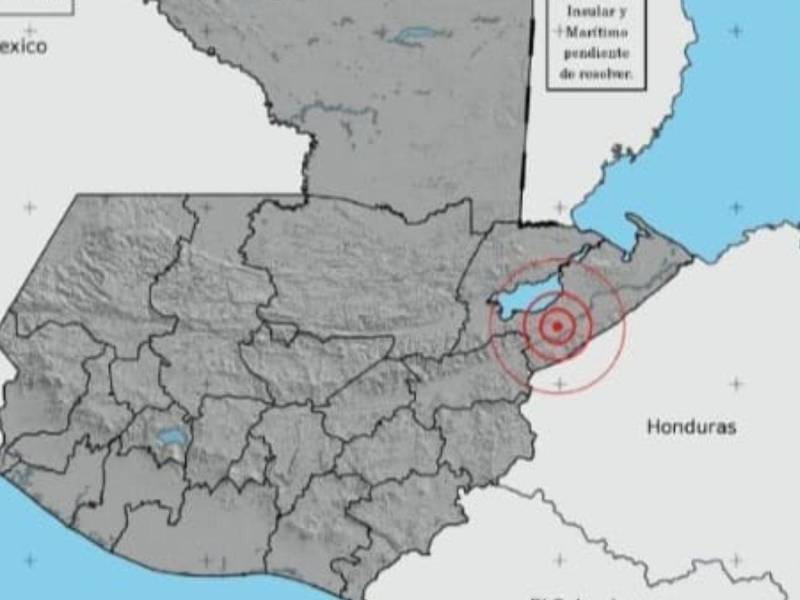 El movimiento telúrico ocurrió a las 11:35 de la mañana, con una profundidad de aproximadamente cuatro kilómetros.
