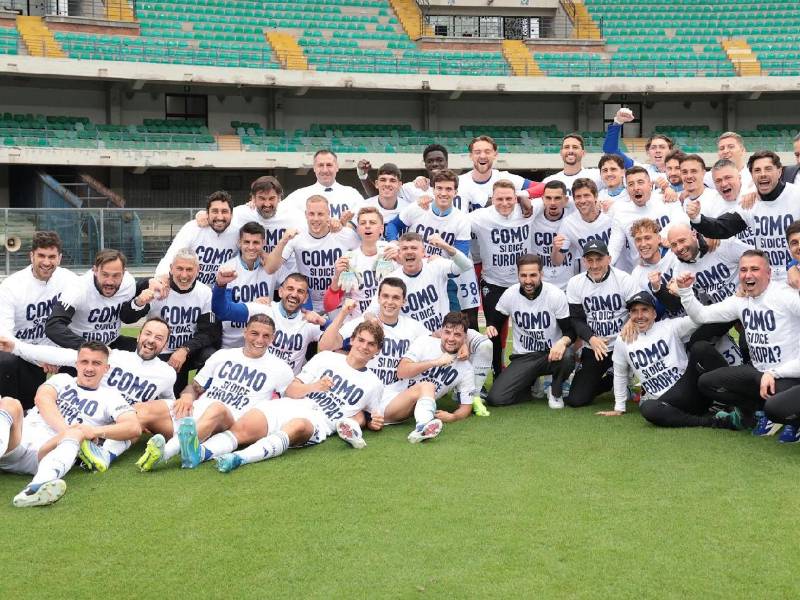 Como 1907 de la Serie A de Italia asegura puestos para jugar en torneos en Europa.