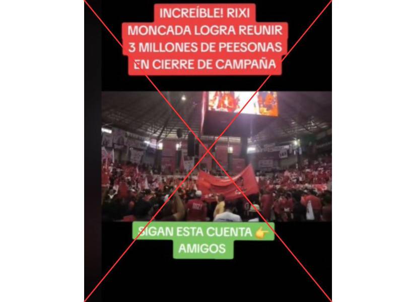 Captura de pantalla a una publicación de TikTok hecha el 4 de marzo de 2025.