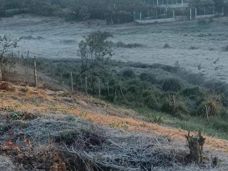 Así amaneció La Esperanza este viernes 23 de febrero.