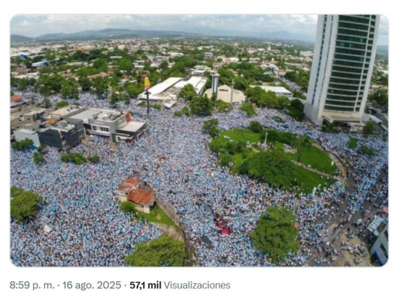 Captura de pantalla a una publicación de X hecha el 18 de agosto de 2025.