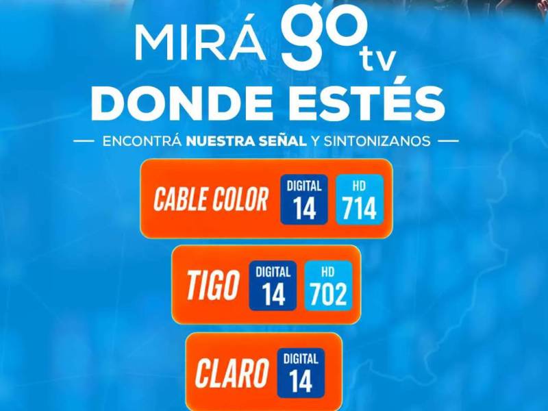 Así puedes sintonizar GO TV y disfrutar de la transmisión del partido Génesis vs. Platense. Conoce las diferentes opciones disponibles para no perderte este histórico encuentro de la Liga Nacional de Honduras.