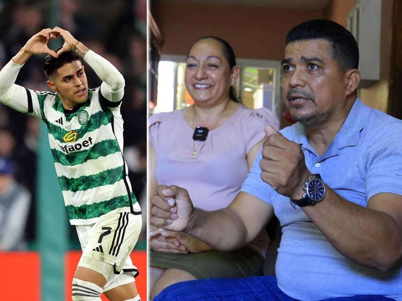 Don Enrique, padre de Luis Palma, no se perdió el partido de su hijo en la Champions League con el Celtic ante el Atlético de Madrid.