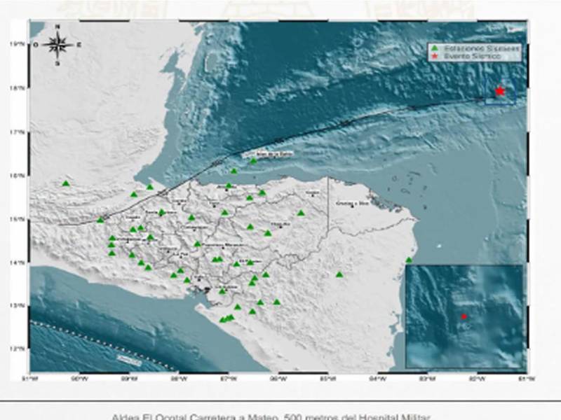 <b>Honduras se encuentra en una región con alta actividad sísmica debido a la interacción de varias placas tectónicas.</b>