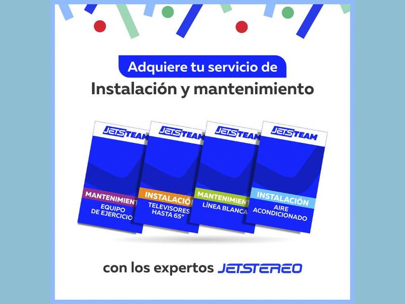 Todos los productos adquiridos en las tiendas tienen el respaldo de calidad y garantía de Jetstereo.