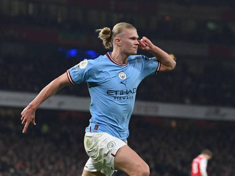 Erling Haaland lideró el triunfo del Manchester City contra el Arsenal para volver al liderato de la Premier League 20 jornadas después.