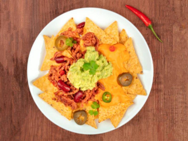 Nachos Supremos en Microondas.